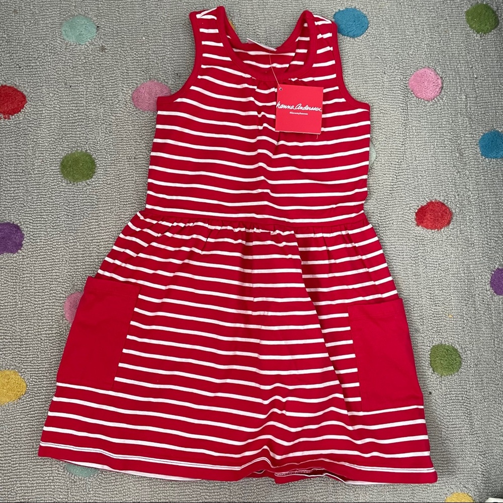 🆕 Hannna Anderson Girls ❤️ Dress•Size 6-7